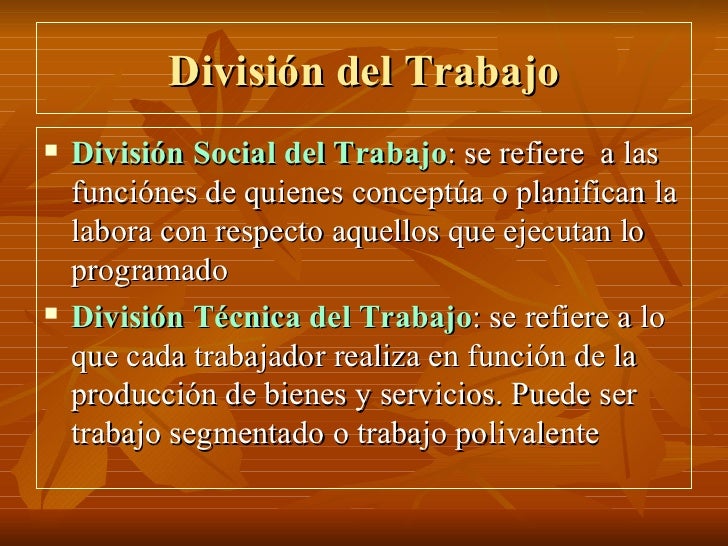 No 5 condiciones y medio ambiente de trabajo