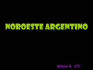 Noroeste Argentino Milena R.  6ºC 