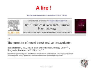 A lire !




  NOAC Janvier 2013
 