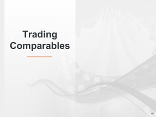 Trading
Comparables
137
 