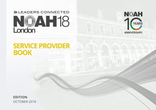 NOAH18 London Service Provider Book