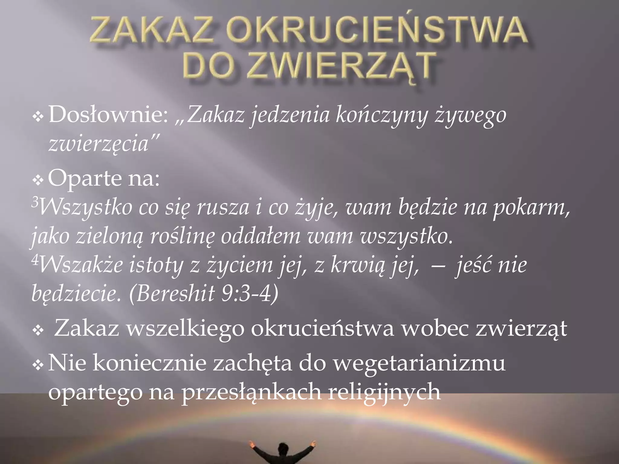 ZAKAZ BAłWOCHWALSTWAJest równoznaczny z nakazemwiary w Jednego i Jedynego B-ga