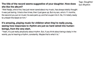 Tags: Daughter
Son Rhythm
 