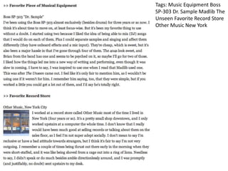 Tags: Music Equipment Boss
SP-303 Dr. Sample Madlib The
Unseen Favorite Record Store
Other Music New York
 