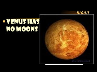 moon Venus has no moons 