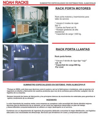 Noah racks | PDF