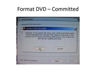 Format DVD – Committed  