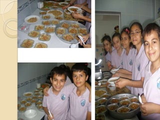 Step - 7FinallyNoah’spudding is cooked. It s readyto put in tothebowl…You can addsomecinnamon. Thenthenutmeatandkernel of an almondare put on face of bowl…Bon appetit