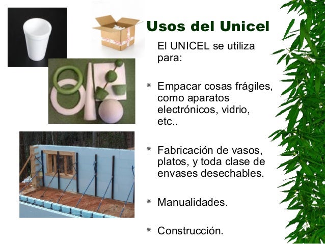 No al unicel