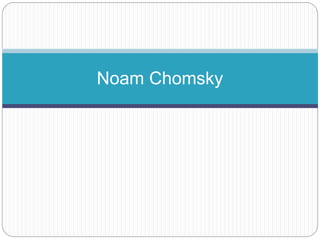 Noam Chomsky 
 