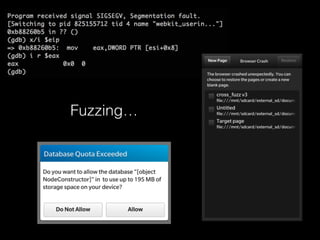 Fuzzing…
 
