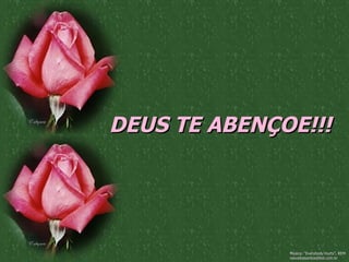 Música: “Everybody Hurts”, REM [email_address] DEUS TE ABENÇOE!!! 