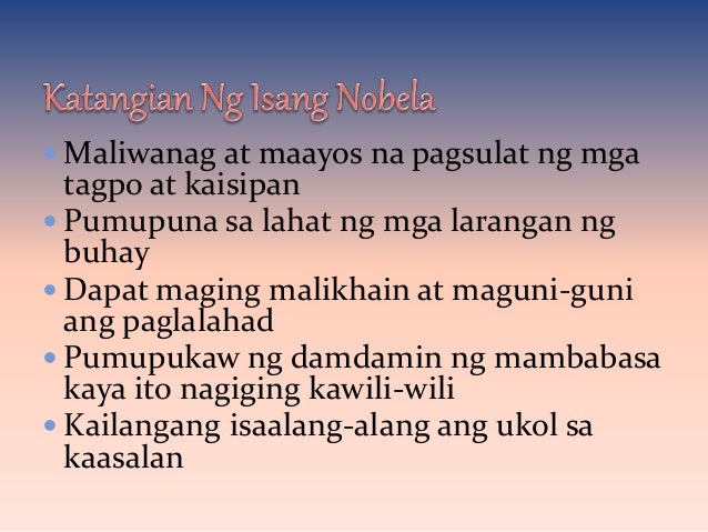 Israbi: Ano Ang Kahulugan Ng Nobela