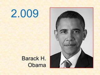 2.009


 Barack H.
   Obama
 