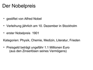 Nobelpreis