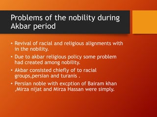Nobility during the akbar the great | PPTX