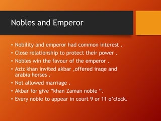 Nobility during the akbar the great | PPTX