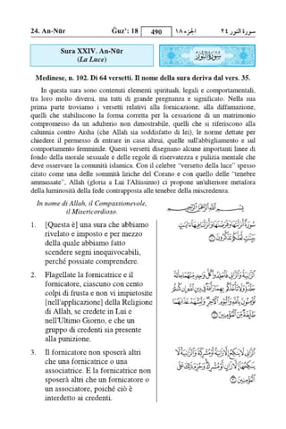 Il Nobile Corano E la traduzione dei suoi significati in lingua italiana parte 2