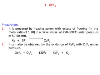 Inert/Noble Gases: Inorganic Chemistry.ppt