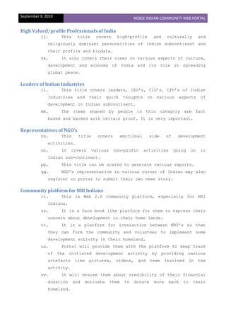 The development related noble news and noble information will be made lively by adding videos and audios in content.Literature of Indian Intellectuals in various domain<br />This title will cover motivating and thought provoking article about humanity and Indian culture.