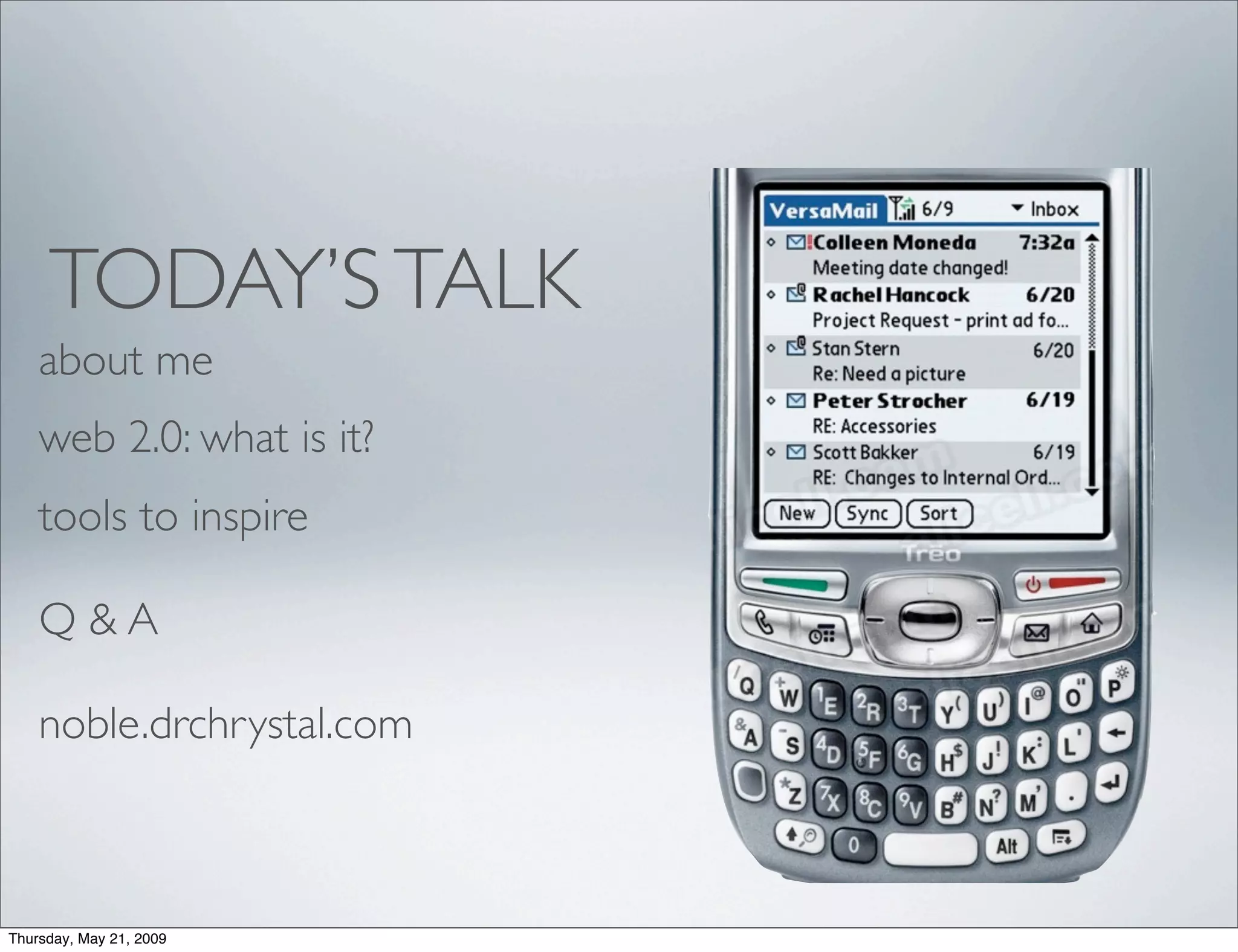 Web 2.0 Tools to Inspire