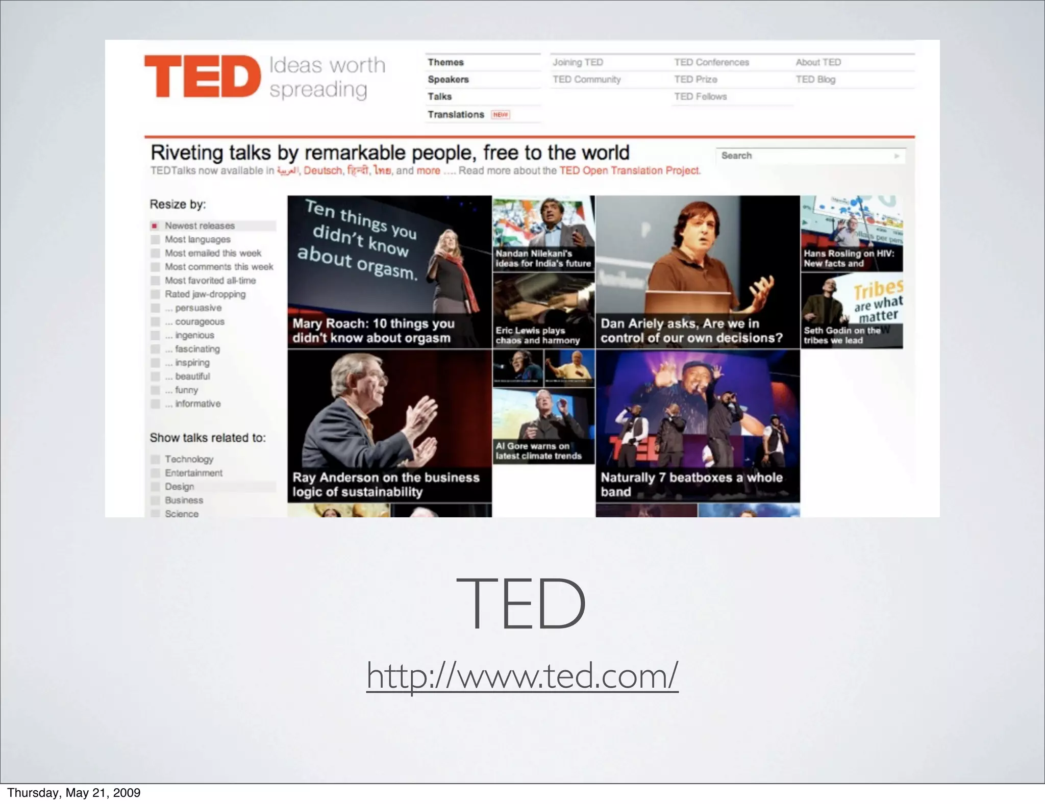 Web 2.0 Tools to Inspire