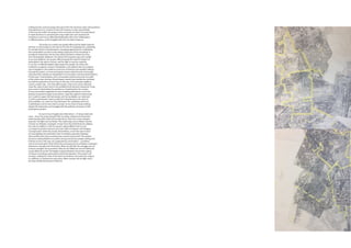 making process, and encourage discussion from the numerous open-end questions
that appeared on it. Contrary to that will, however, to take responsibility
of the outcome within the project’s time constraint, he had to be empowered
to make decisions in composing the map. Isabel and I also experienced
loneliness in each of our efficiently distributed roles in the collaboration;
in different places, we all struggled with the new ideal of agency.
The project as a whole was greatly influenced by Isabel Gutierrez
Sanchez. In many instances she took on the role of a spokesperson, explaining
its concept clearly to all participants, managing appointments, moderating
the conversations as well as transcribing a large part of the recordings. It
actually all started from the fact that Isabel had been in Athens for long-
term ethnographic fieldwork. Her interest first inspired Jorge, then myself.
As an open platform, this project offered equally the right to freedom of
participation, the right to choose, and the right to exercise creativity.
In my view, it reflected Isabel’s deep respect for people, her ethics and
methods in academic research. Nonetheless, I also believe that we ourselves
were entangled in this political correctness of freedom and equality. Halfway
through the project, as more participants joined, Isabel became increasingly
exhausted from setting out repeatedly for conversations and documenting them.
If there were 10 participants, each conversation would account for one tenth
of the whole map, whereas 20 participants would mean double the workload
but half the proportion of each story to the map. A fair and open platform
carries a certain trap – the more effort made, or the more voices collected,
mean the value of each story in the exhibited work becomes dispersed. It may
even result in diminishing the significance of participation for creators.
At one point Isabel suggested we stop accepting participants, as we had
already conducted enough conversations. Jorge also agreed to downscale,
but I could not agree. We had already sent the candidates our statement
to call for participation. Having made the initial decision to be open to
all possibilities, we could not close afterward. The candidates were free
to participate, and we were only to accept. So we chose to keep working,
despite the exhaustion, and struggle with the political correctness of this
participatory project.
As each of our struggles described above – of Jorge, Isabel and
mine – show, this project fought with recording, solitude and exhaustion
while bearing within itself various distortions. None of us were strangers
anymore. Our fight was not fiction. The continuing crisis in Athens was the
monster we, Nobody, envisaged. 10 years from the Greek financial collapse,
the critical condition is still very present, taking different forms such
as stringent austerity measures and mass influx of migrants and refugees,
causing tension within the society. Nevertheless, wasn’t the real monster
we were fighting the‘existential crises’of nameless, placeless Nobodys
that overflow from these contemporary social environments? This project,
aimed at creating flexible encounters among anonymous people seeking new
horizons to live in this age, was supported by conversation – a primitive
way of communication which allows the exchange and accumulation of people’s
experience, thought and information. What was left after the struggle was not
a map to navigate, but to question. Who are we? Where do we live? Where do
we go? What do we do? The legible sculpture floated in the air like a ghost
of massive recordings, posing these existential questions. This project will
continue, waiting for a time in the future to transform and meet new creators
in a different, or perhaps the same place. What monster will we fight next? I
am truly excited and curious to find out.
 