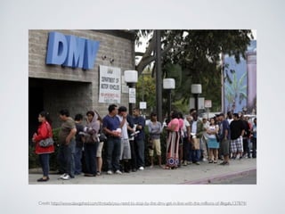 Credit: http://www.dawgshed.com/threads/you-need-to-stop-by-the-dmv-get-in-line-with-the-millions-of-illegals.137874/
 