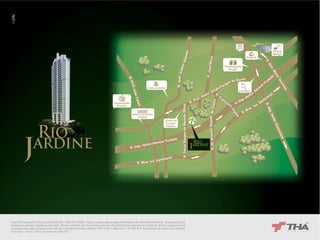 20 
RIO JARDINE RIO JARDINE 
Engenheiro responsável: Vinicius Laufer Antonietto - CREA PR 20.209/D. Todas as imagens apresentadas neste material são meramente ilustrativas. As perspectivas são 
ilustrativas e possuem sugestão de decoração. Móveis e utensílios são de dimensão comercial, não fazendo parte integrante do contrato de compra e venda do imóvel. 
Os acabamentos serão entregues de acordo com o memorial descritivo. Alvará nº 302715/2011. Matrícula nº 152.339 da 8ª Circunscrição de Imóveis de Curitiba/PR. 
Creci 3026-J / Creci J-04107. Impresso em junho/2011. 
 