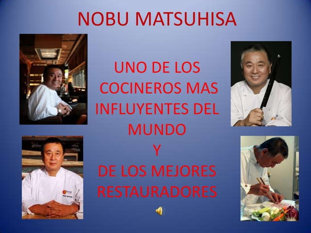 Nobu matsuhisa. | PPT