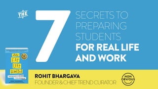7 Secrets To Prepare Students For The Real World (Always Eat Left Handed Book Presentation)