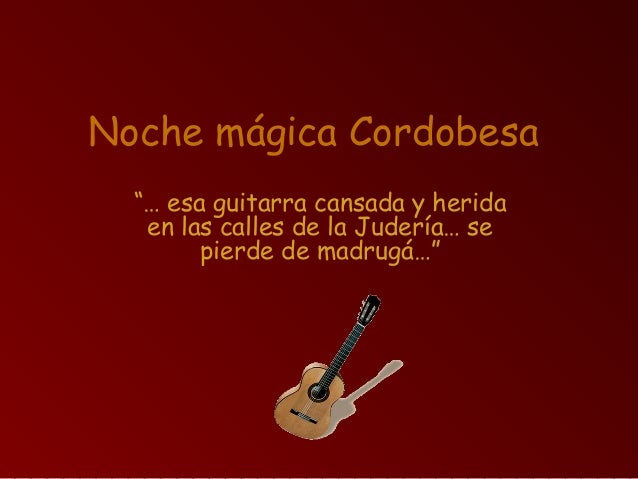 Noche de guitarra
