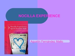 NOCILLA EXPERIENCE Agustín Fernández Mallo 