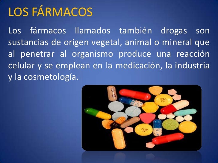 Nociones de farmacología