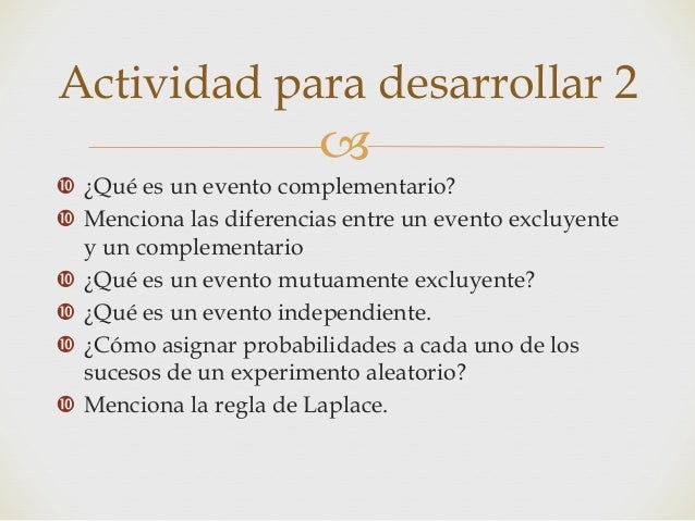 Nociones de probabilidad