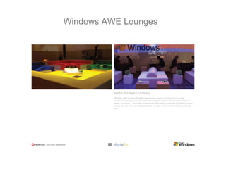 Windows AWE Lounges
 