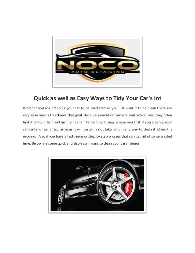 Auto Detailing Greeley, Loveland Colorado Car Wash NOCO Auto Detailing