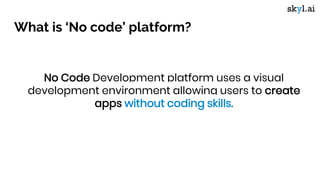 No Code AI - How to Deploy Machine Learning Models with Zero Code? | PPTX
