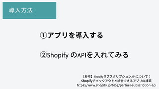 뷽
Shopify API
Shopify API
 