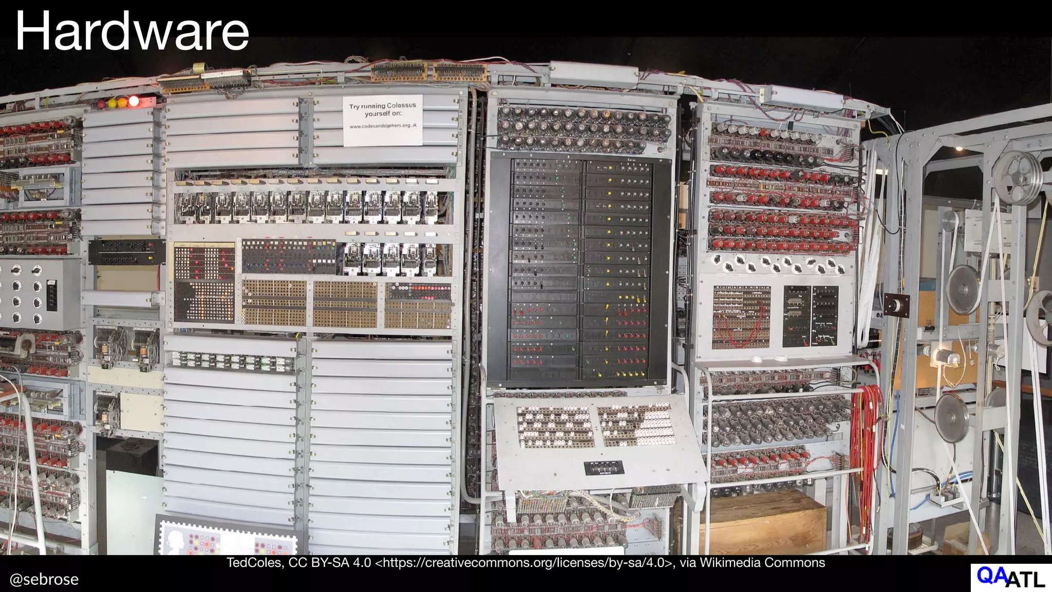 @sebrose
TedColes, CC BY-SA 4.0 <https://creativecommons.org/licenses/by-sa/4.0>, via Wikimedia Commons
Hardware
 