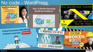 @sebrose
No code - WordPress
 