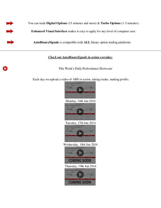 Binary options a 1 - minute profit formula