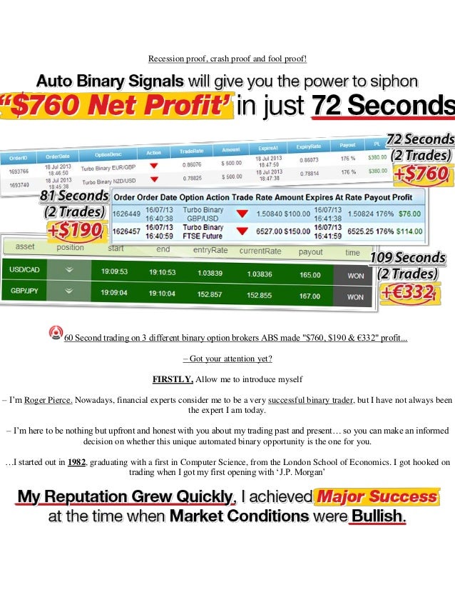 Binary options secrets pdf