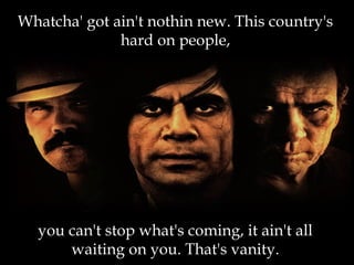 No Country For Old Men