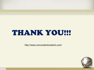 THANK YOU!!!
http://www.concordantonetech.com/
 