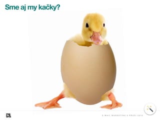 Sme aj my kačky?
E - M A I L M A R K E T I N G V P R A X I 2 0 1 8
 
