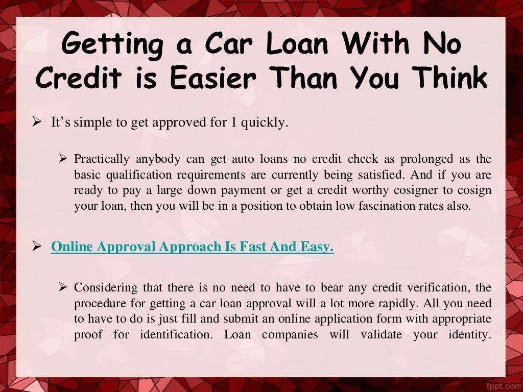 No Credit Car Loans For Students