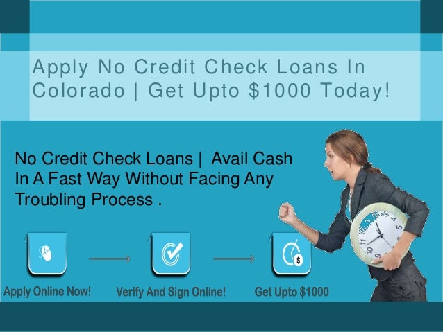 get loan with no credit check