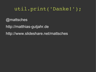 Event-basiert, non-blocking 