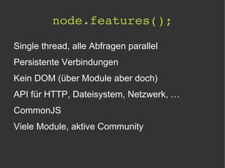Server-seitiges Javascript 